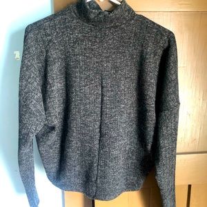 Forever 21 Grey Crop Top Sweater